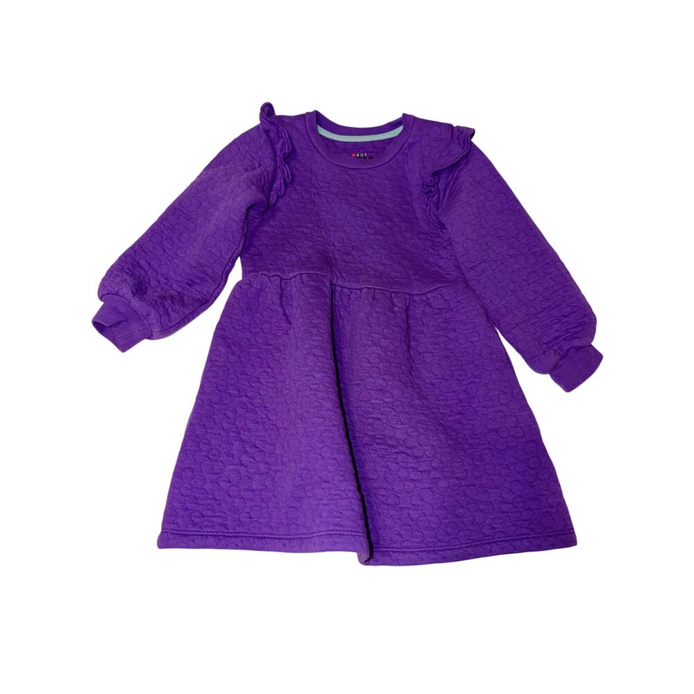 Mini Boden Sweatshirt Dress Purple 3-4T